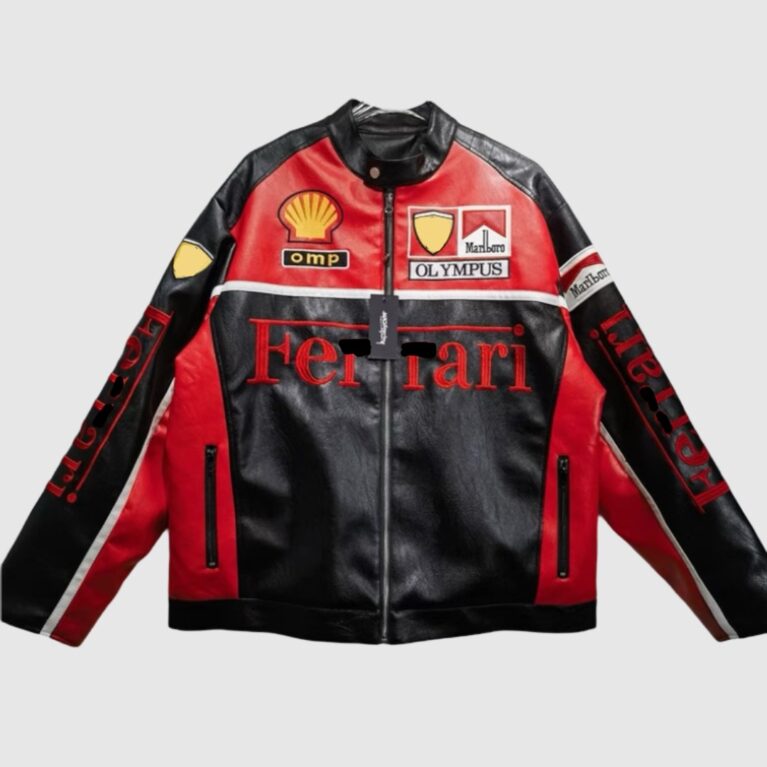 ფერარის მარლბოროს ტყავის ქურთუკი