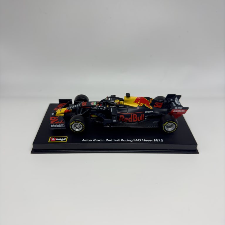 RB15 & მაქს ვერსტაპენი 2019 წლის ბოლიდი 1:43 მასშტაბი ბურაგო
