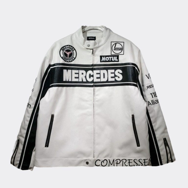 მერსედესის ტყავის ქურთუკი