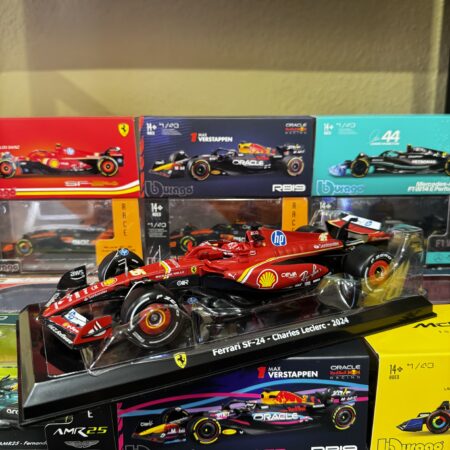 Ferrari SF-24 2024 #16 Charles Leclerc 1:24 მასშტაბი ბურაგო